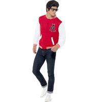 50s college jock letterman jacket