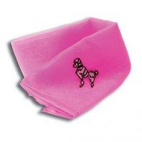 50\'s Pink Poodle Chiffon Scarf