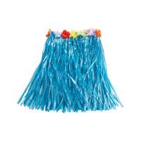 50cm Blue Hawaiian Hula Skirt