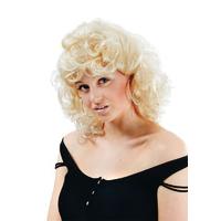 50\'s Style Curly Blonde Wig (adult)