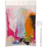 50 x multicolour 15cm marabou feathers