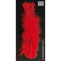 50 x Red 10cm Marabou Feathers