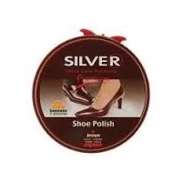 50ml brown silver shoe polish