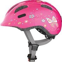 50-55cm Pink Butterly Abus Smiley 2.0 2017 Helmet