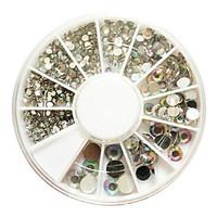 500PCS 6-Size Arcylic Diamond Nail Art Decorations