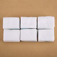 500PCS White Nail Polish Remover Cotton Nail Art Clean Cotton Nail Tips Remover Pads Manicure Tools