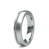 5.00mm Court Profile Comfort Fit Classic Plain Wedding Band