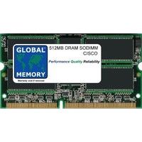 512MB Dram Sodimm Memory Ram for Cisco Catalyst 4000 / 4500 Series Switches Supervisor Engine 2/3/4/5 (Mem-C4K-512D-Sdram , Mem-C4K-U512D-Sdram)
