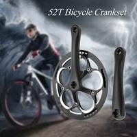 52t crank set fixed gear bicycle aluminum chainwheel crank set bike sp ...