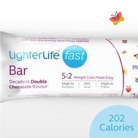 52 lighterlife fast double chocolate meal replacement bar