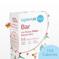 5:2 LighterLife Fast Toffee Bar Pack X4