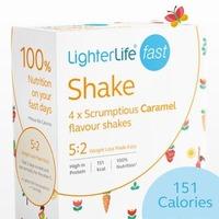 52 lighterlife fast caramel shake x4