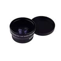 52MM 0.45X Wide Angle Lens Macro Lens Bag for Nikon D5000 D5100 D3100 D7000 D3200 D80 D90