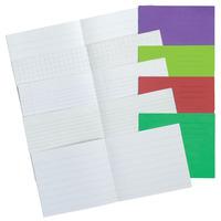 525 x 65in exercise book plain 24 page light purple box of 100