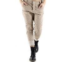 525 GR_71656 women\'s Trousers in BEIGE