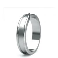 520mm court profile comfort fit mens plain wedding band