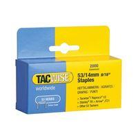 53 Light-Duty Staples 14mm (Type JT21, A) Pack 2000