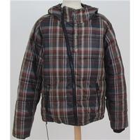 53, Size XXL, multi coloured checked padded jacket