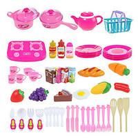 54pcs Cooking Cutting Fruit/Vegetables Pretend Play Toys DIY Toys Set