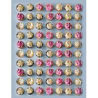 54 Mini Rose Assorted Cupcakes