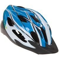 54 58cm blue boys pursuit cycle helmet with visor