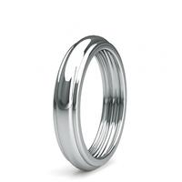 540mm slight comfort fit mens plain wedding band