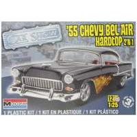 55 Chevy Bel Air Hardtop 2n1 1:25 Scale Model Kit