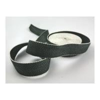 55mm Herringbone Upholstery Webbing Binding Tape Black & White