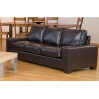 551007L Brown Bonded Leather Sofa Bed