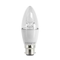 5.5 Watt B22 Clear Candle - 5000k - Dimmable