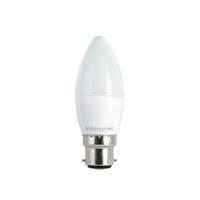 55 watt frosted led candle 5000k non dim