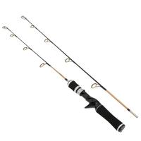 56.5cm 76cm 2 Sections Lightweight Winter Ice Fishing Rod Pole Fishing Tackle