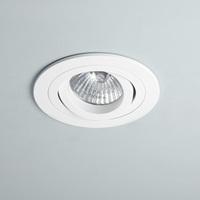 5676 taro round adjustable white fire rated downlighter