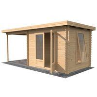 5.7m x 2.8m Zen 3 Log Cabin | Waltons