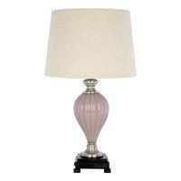 57CM ULALIA TABLE LAMP W NATURAL SHADE