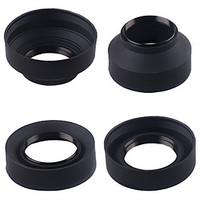 58mm rubber lens hood for wide angle standard telephoto lens