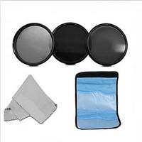 58MM Neutral Density Professional Photography Filter Set (ND2 ND4 ND8) Cleaning Cloth