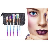£5.99 instead of £60 (from Alvi\'s Fashion) for a five-piece unicorn brush set with makeup bag - save 90%