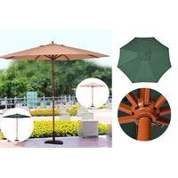 £59 instead of £130 (from FDS) for a 3m wooden patio umbrella - choose beige, green or sand and save 55%