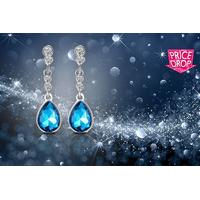 599 instead of 39 for a pair of blue crystal drop earrings from your i ...