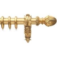 5cm 2inc gold curtain pole