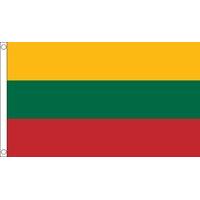 5ft x 3ft lithuania flag with 2 eyelets