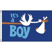 5ft x 3ft its a boy flag