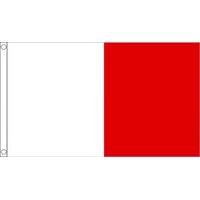 5ft x 3ft White & Red Irish County Flag