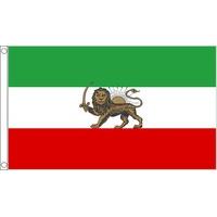 5ft x 3ft Old Iran Flag With 2 Eyelets