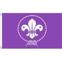 5ft x 3ft Purple Scouts Flag