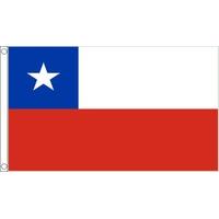 5ft x 3ft Chile Flag With 2 Eyel...