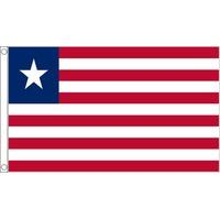 5ft x 3ft Liberia Flag With 2 Ey...