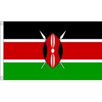 5ft x 3ft Kenya Flag With 2 Eyelets