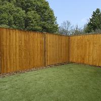 5ft x 6ft vertical feather edge garden fence panels waltons